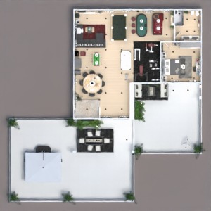 floorplans apartment bedroom office kitchen household 3d