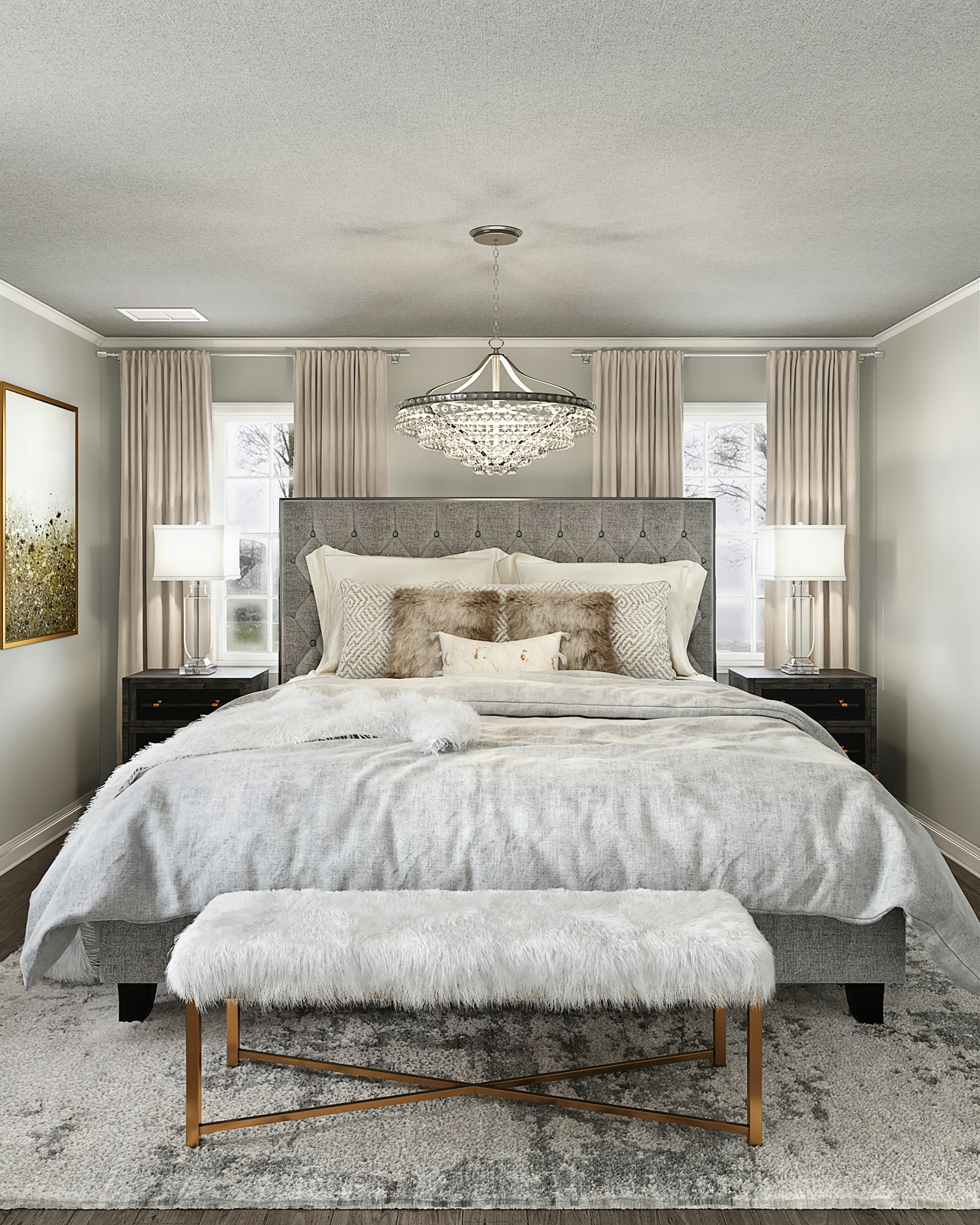 hollywood glam bedroom