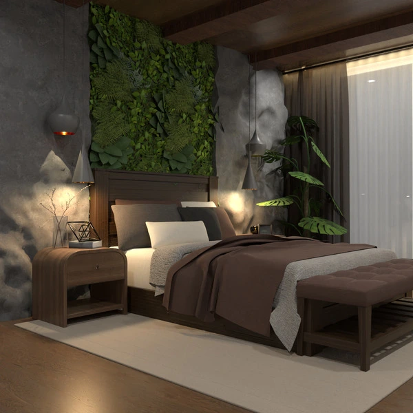 floor plans miegamasis 3d