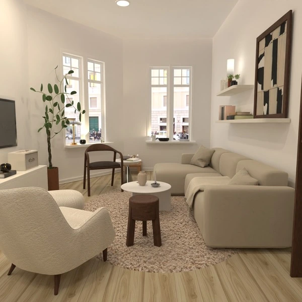 floor plans apartment living room lighting 3d