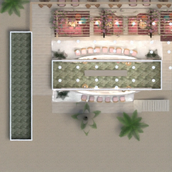 floor plans terrace outdoor cafe architecture 3d