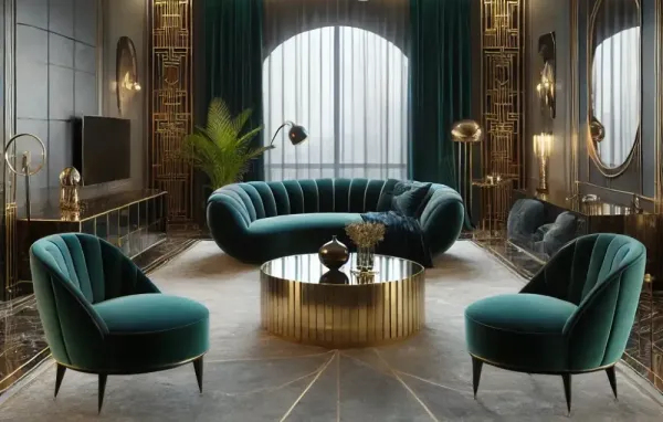 Wystrój wnętrz w stylu art déco 