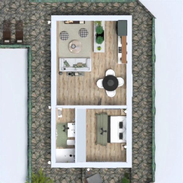 floor plans house bedroom living room garage kitchen 3d