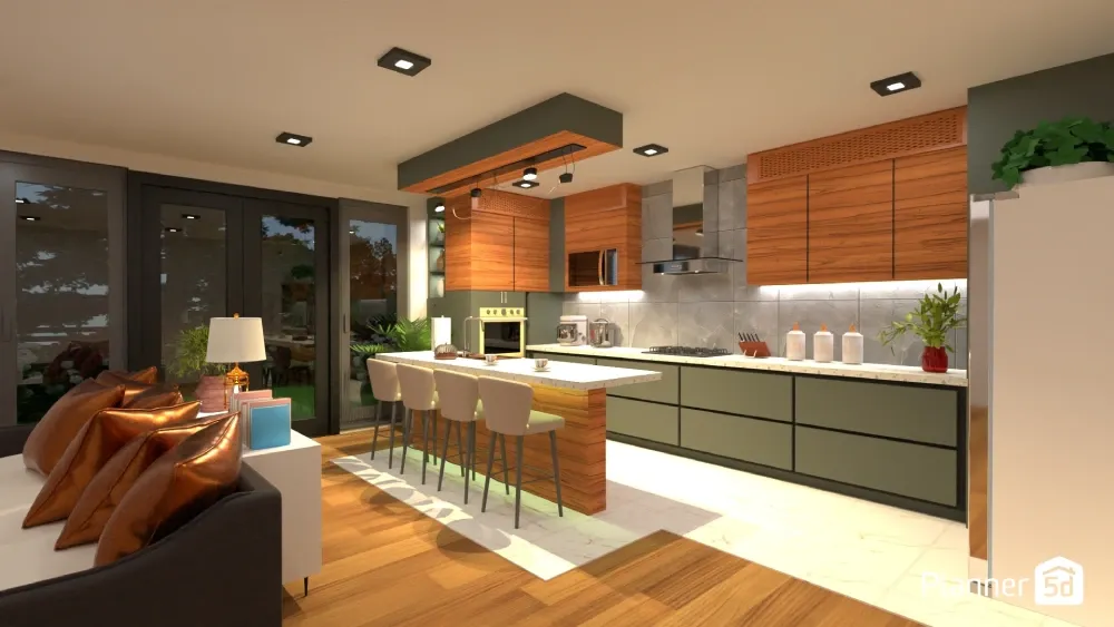 Kitchen design with Planner 5D
